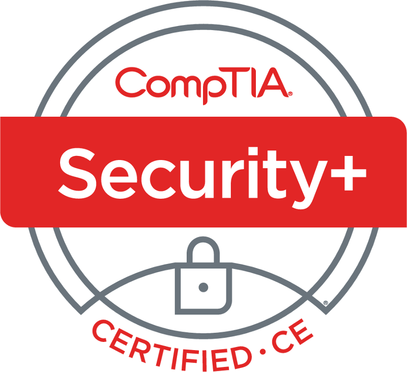 SecurityPlus Logo Certified CE CompTIA Security+